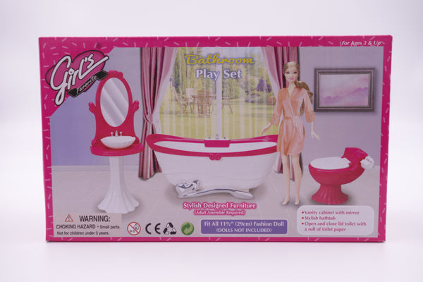 Girl's Favorite Bathroom Play Set (No. 3013)