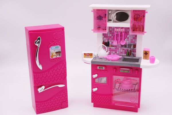 Girl's Favorite Kitchen & Fridge Play Set (No. 3016) – tkt-toystore