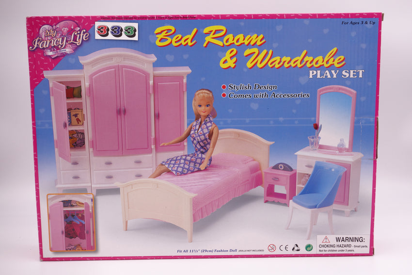 My Fancy Life Bed Room & Wardrobe Play Set