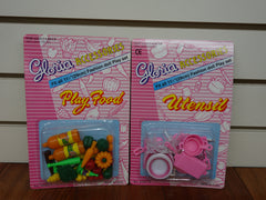 Gloria Play Food and Utensil Set (No. 9502 - 1 & 3)